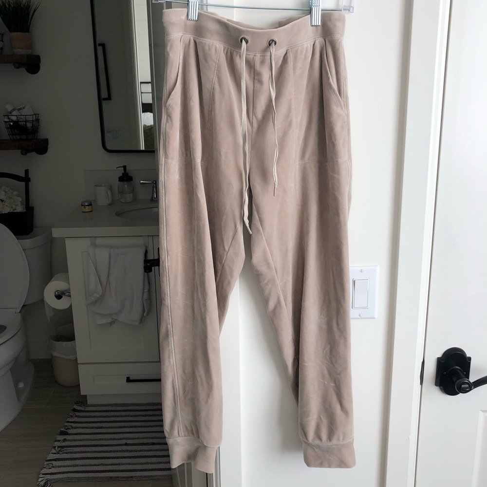 velvet Anthropologie sweats.